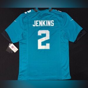 NWT Nike Rayshawn Jenkins Jacksonville Jaguars #2 Home Teal Game Jersey Men’s M